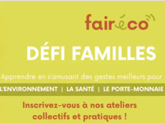 Participez aux ateliers collectifs Défi Familles!