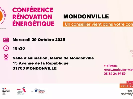 Conférence Rénovation Energétique Mondonville / Cornebarrieu