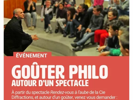 Goûter philo autour d'un spectacle - Samedi 10 janvier