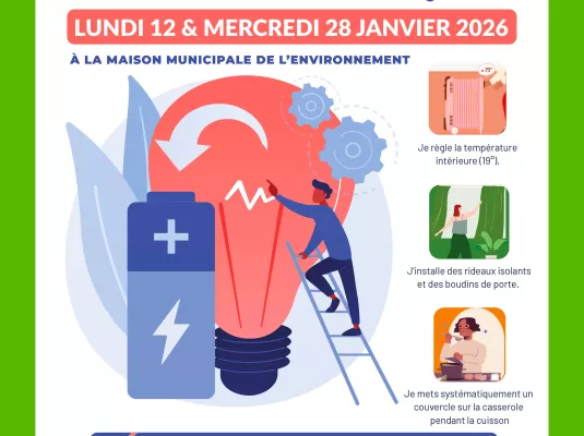 Atelier de sensibilisation à la sobriété énergétique - Mercredi 28 janvier