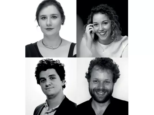 Lauréats du Concours de Gordes © Faustine Egiziano, Thaïs Raï-Westphal, Pierre-Yves Cras, Benjamin Guilbaud