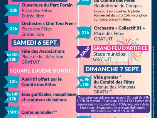 Fêtes de Balma - Du 5 au 7 septembre
