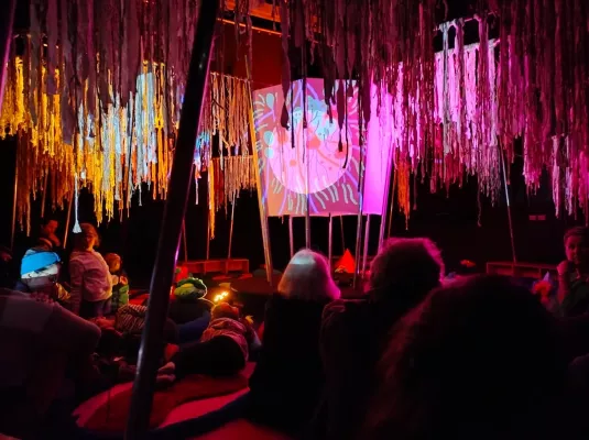 Résidence PYEBWA au Muséum de Toulouse © Cie bachi-bouzouk production