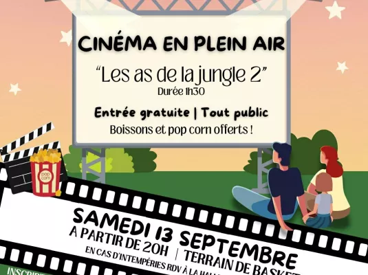 Ciné plein air © Mairie Aussonne