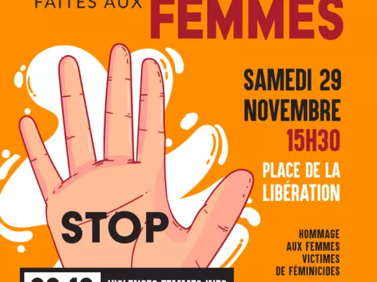 Journée internationale de lutte contre les violences faites aux femmes - Samedi 29 novembre