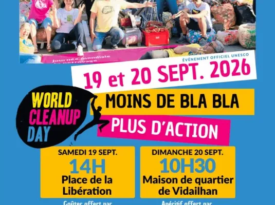 World Clean Up Day - Les 19 et 20 septembre