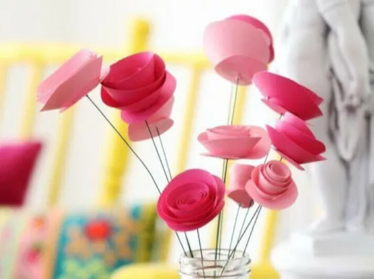 DIY : bouquets de fleurs en papier