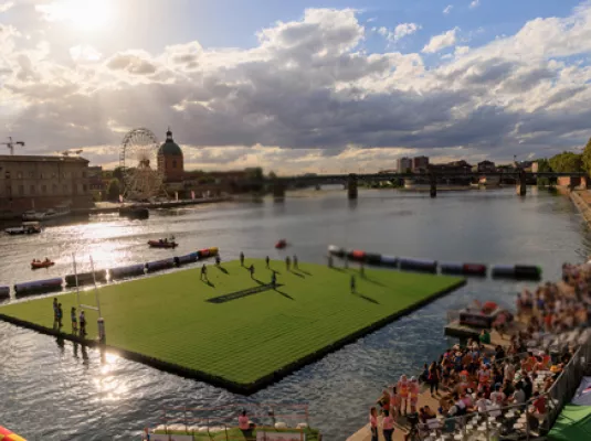 WateRugby : la Garonne comme terrain de jeu © Patrice Nin