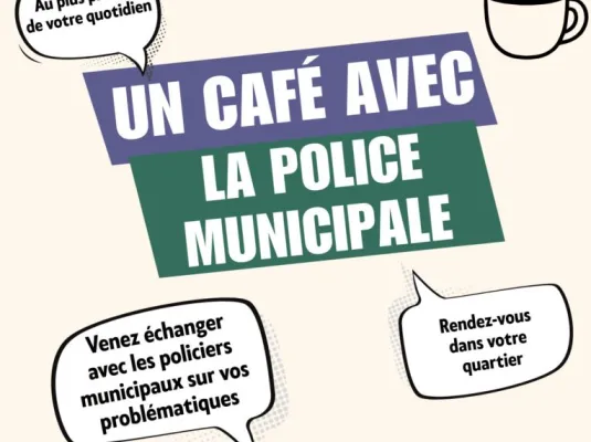 Un café avec la Police municipale - Mercredi 9 septembre