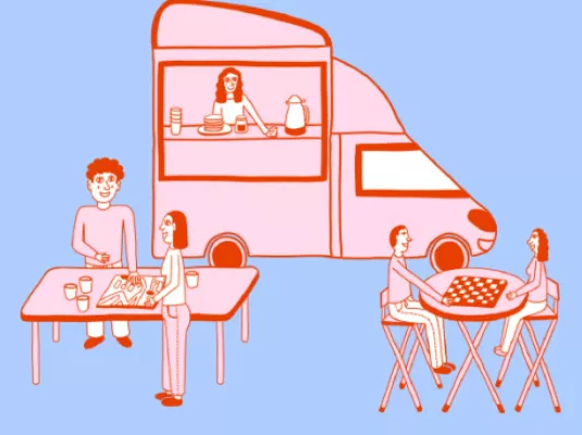 Un social Truck à Guilhermy