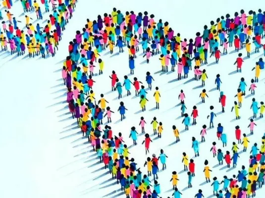 Petits personnages en traits