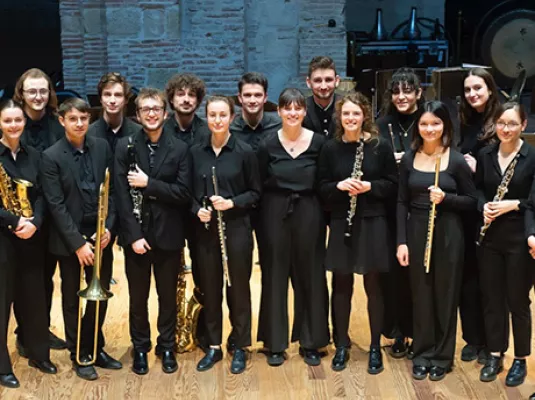 Concert de l'orchestre à vents de L'ISDAT