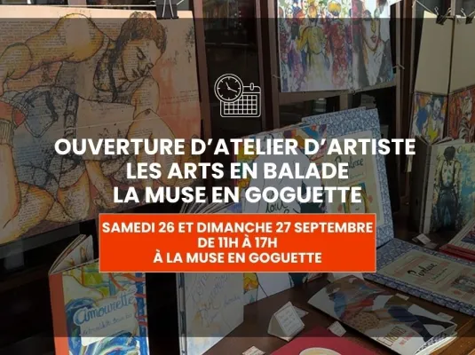 Ouverture d’atelier d’artiste les arts en balade