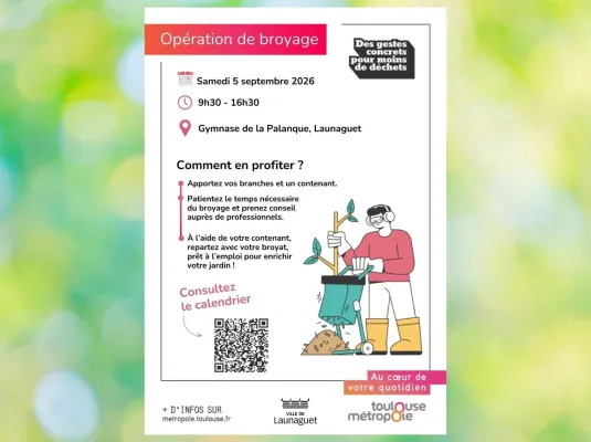 Opération de broyage
