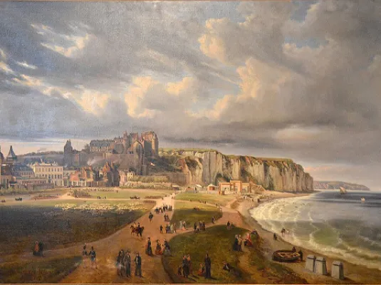 Collection Normandie © La plage de Dieppe, Eugène Delacroix