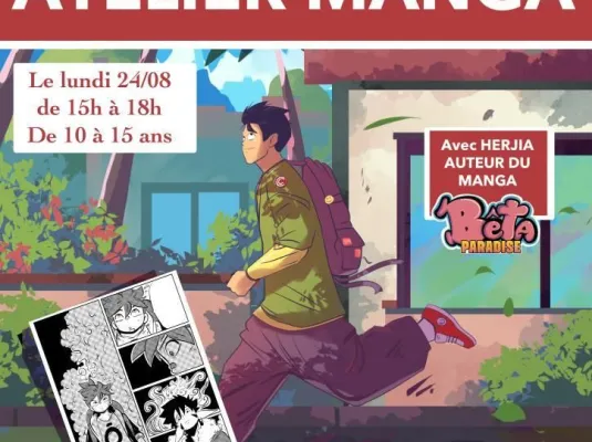 Atelier manga - Lundi 24 août