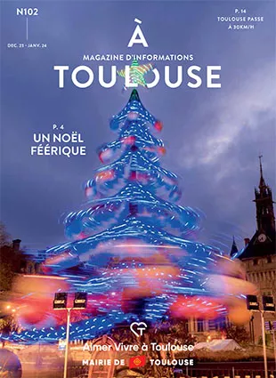 Une du magazine A Toulouse décembre 2023-janvier2024