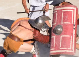 Spectacle de "combats de gladiateurs" © © ACTA